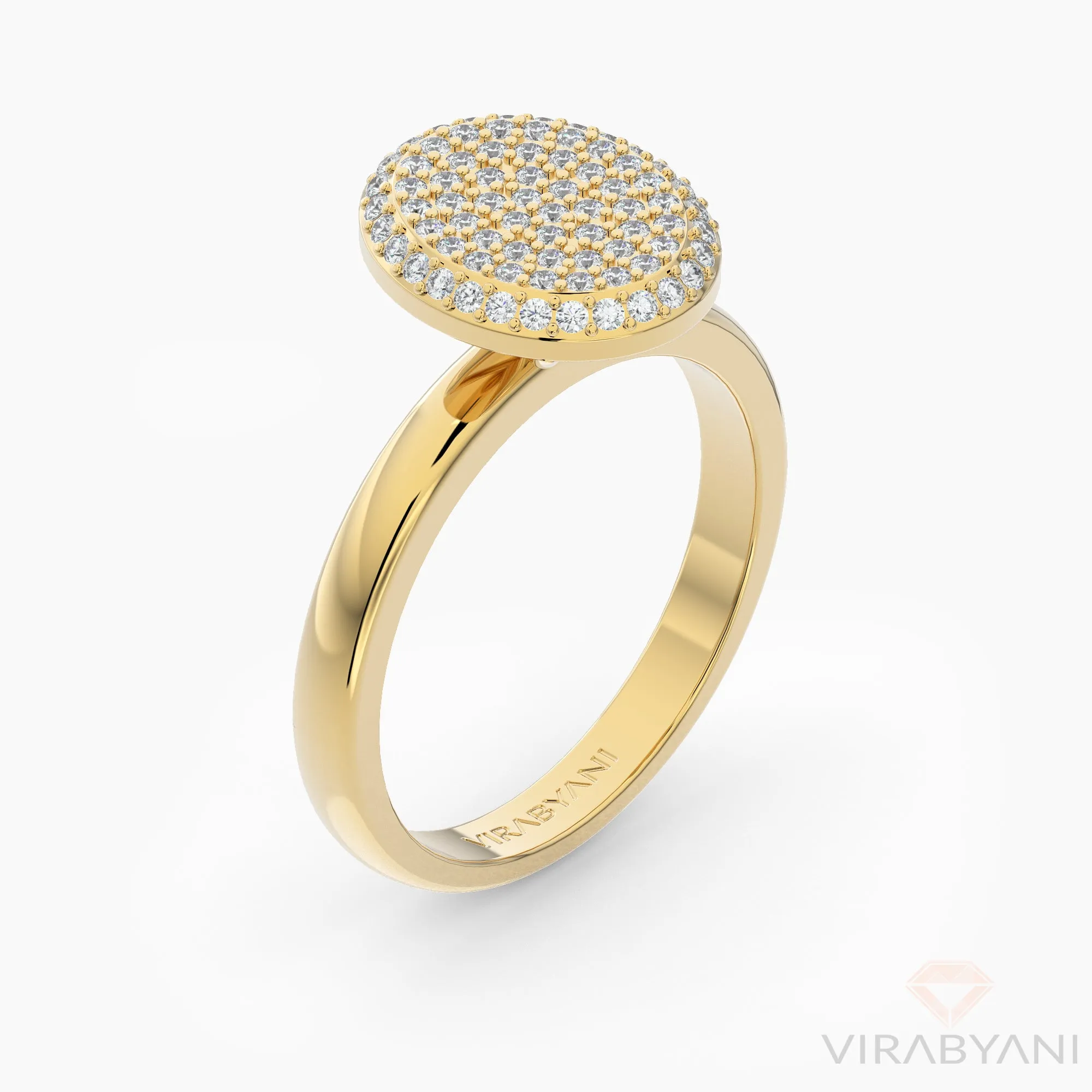 Oval Shaped AMoré Pavé Ring With 0.60 ct. Diamonds