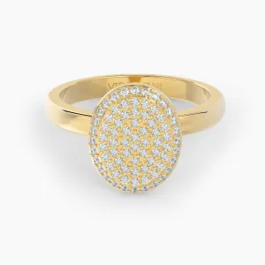 Oval Shaped AMoré Pavé Ring With 0.60 ct. Diamonds