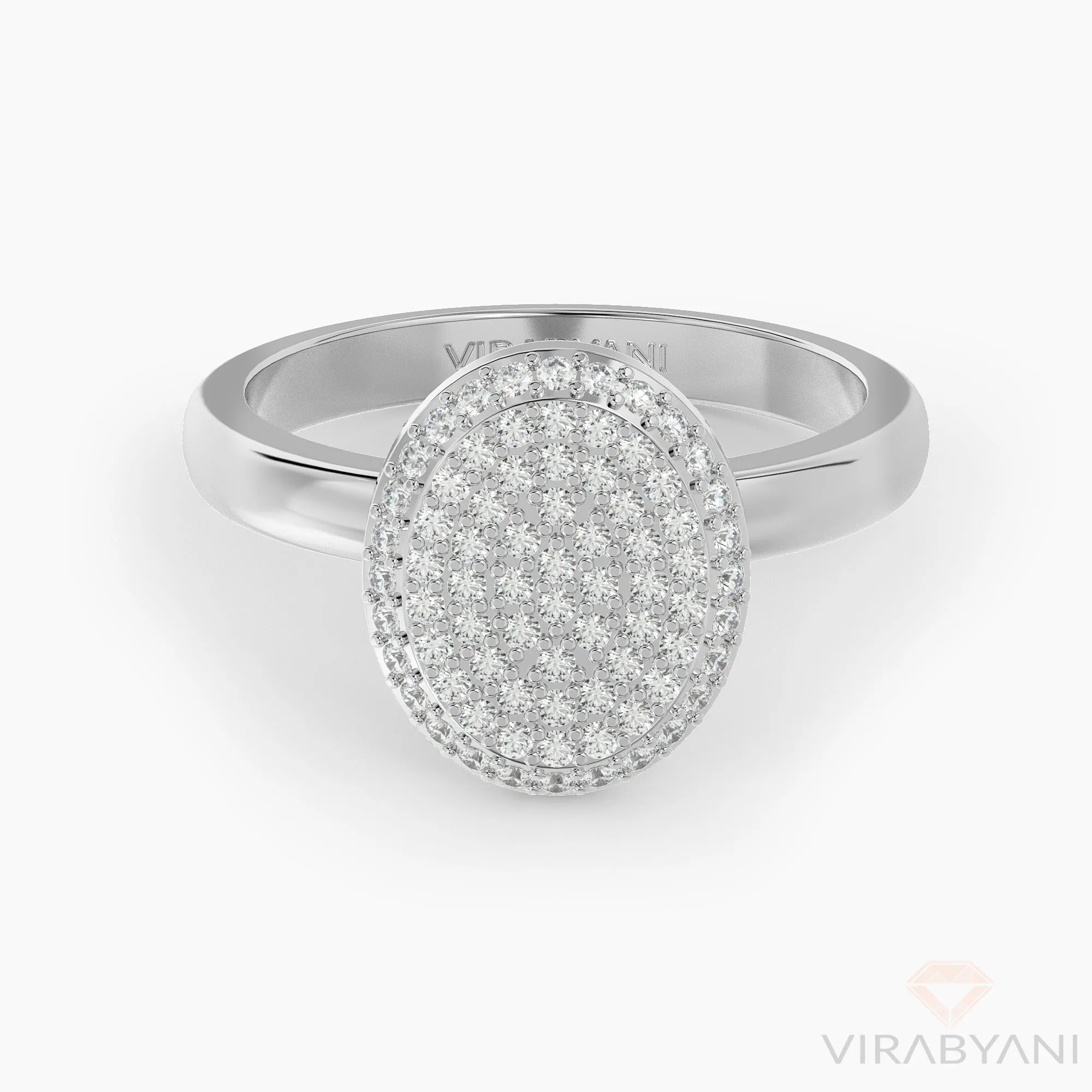 Oval Shaped AMoré Pavé Ring With 0.60 ct. Diamonds