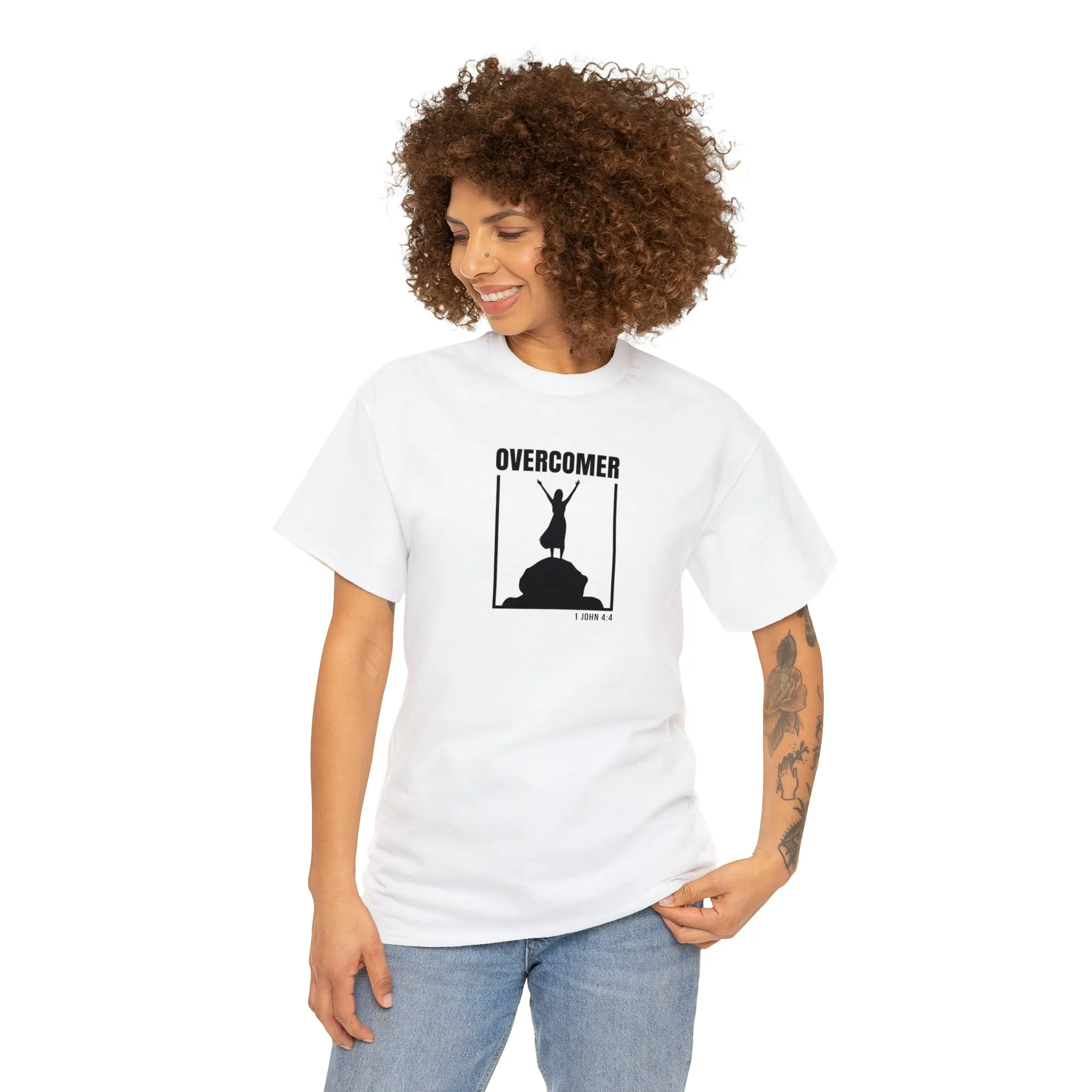 Overcomer Women's Unisex Heavy Cotton Tee