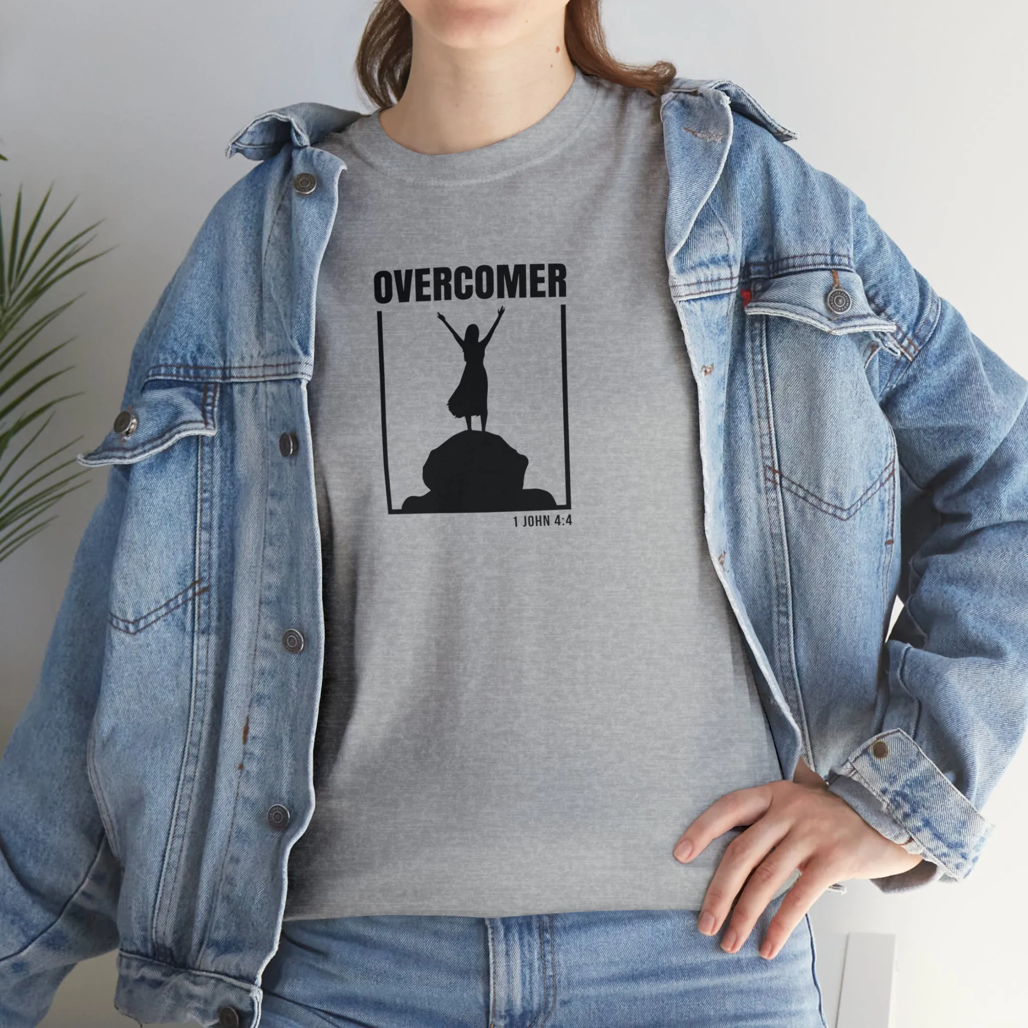 Overcomer Women's Unisex Heavy Cotton Tee