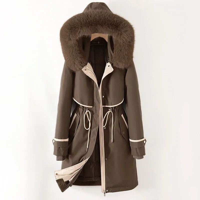 Parka Livia™ | Women's Cozy Lined Parka | Hooded, Warm Insulation, Water-Resistant Design