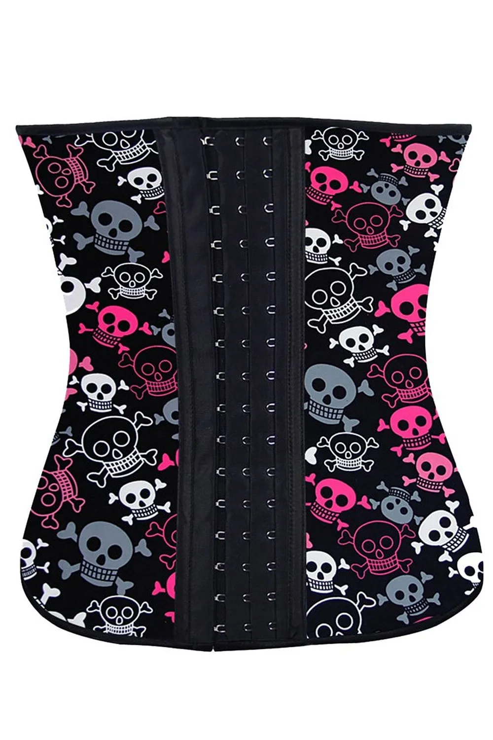 Patterned Latex Waist Trainer - Skulls, Stars or Animal Print