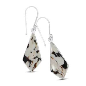 Peanut Wood Jasper  Silver Earrings