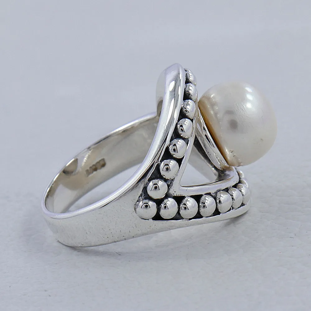 Pearl Silver Ring