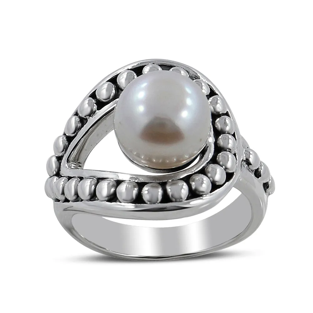 Pearl Silver Ring