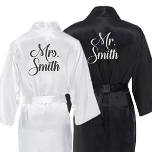 Personalized Mr. and Mrs. Robe Set