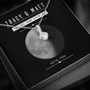 Personalized Names Woman's Jewelry Necklace - First Date
