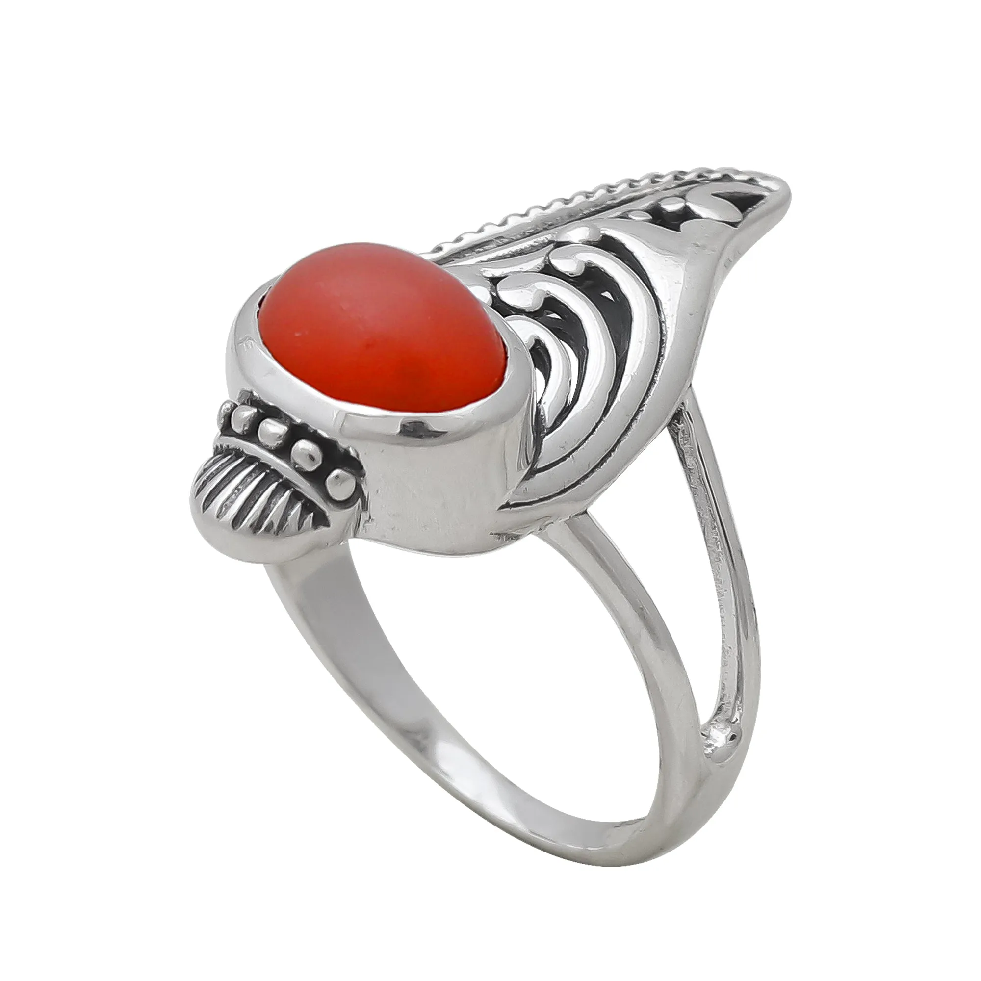 Pink Moon Sterling Silver Ring