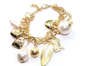 Pizzazz & Pearlies Charm Bracelet