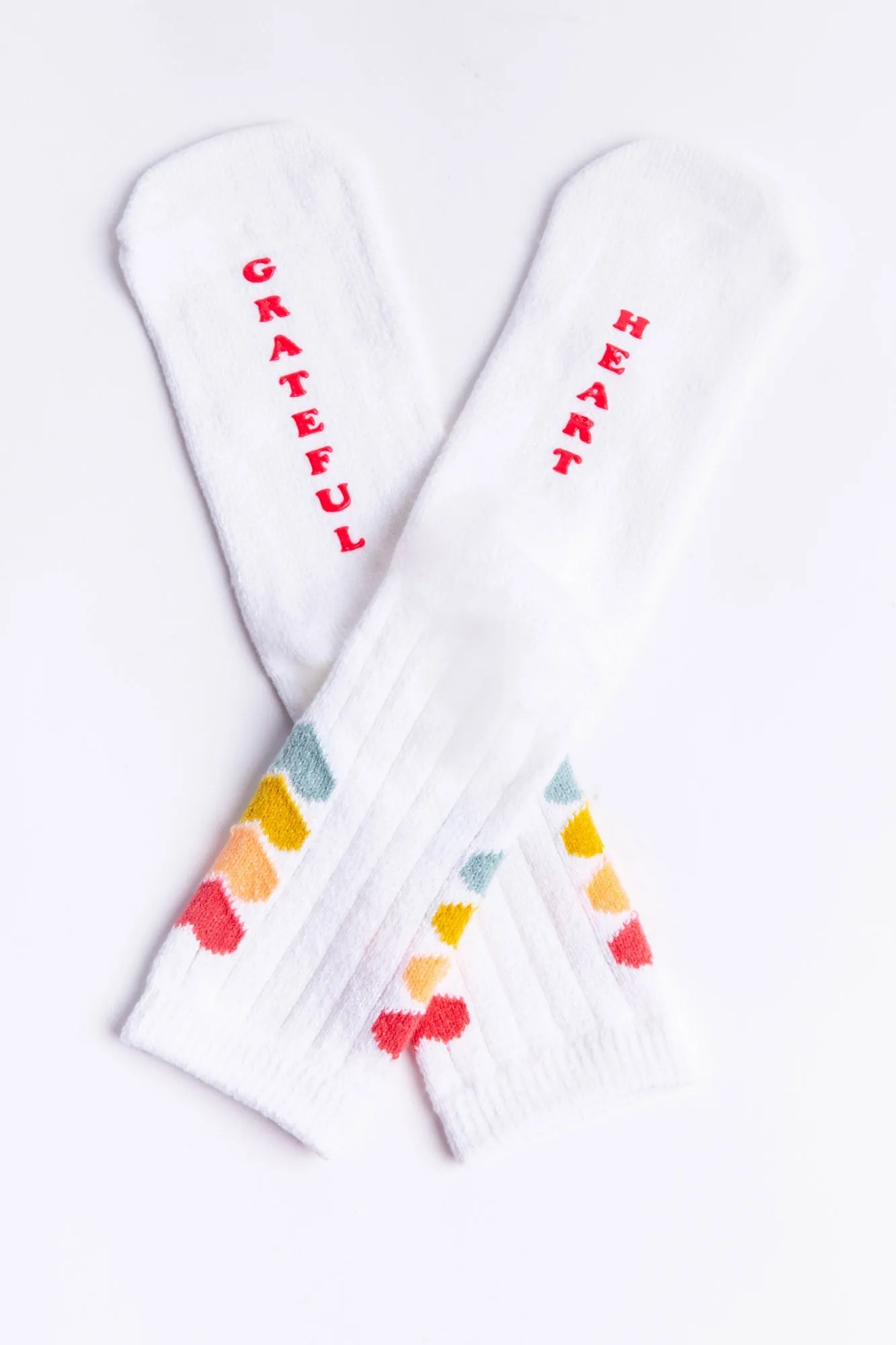 PJ Salvage Fun Socks Grateful Heart Socks