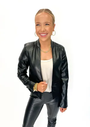 Pleather Jacket - Black