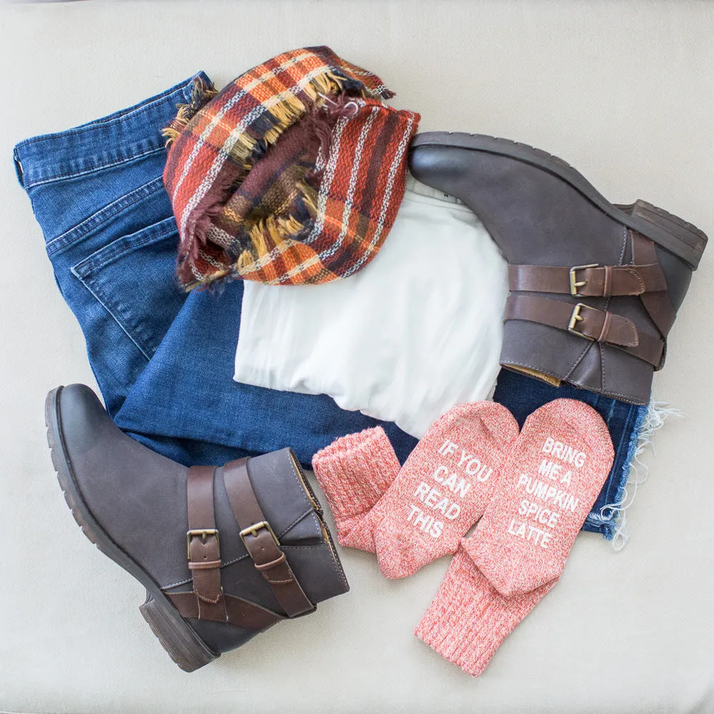 Pumpkin Spice Latte Socks