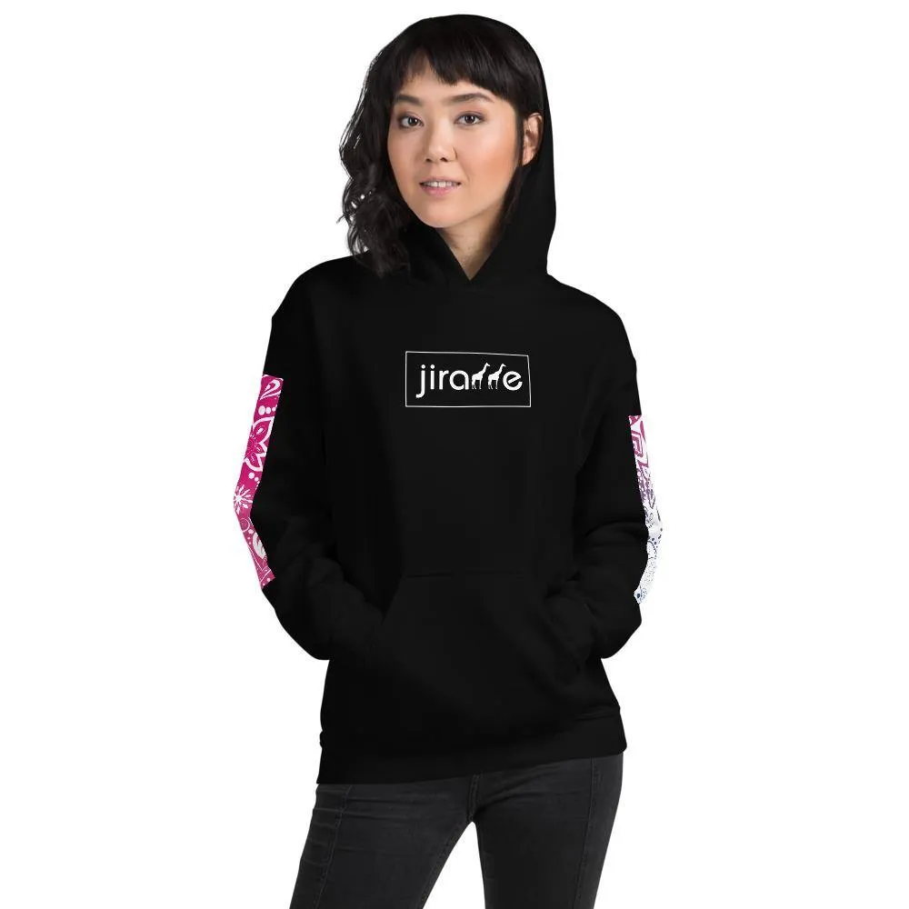 Purple & White Paisley Hoodie