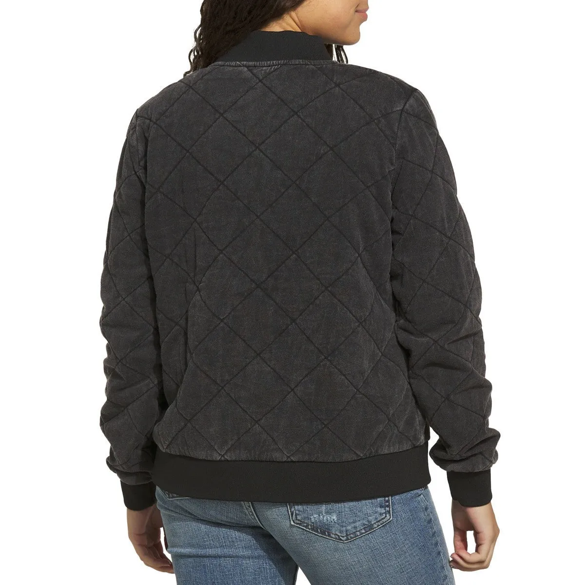 Quilted Bomber Jacket