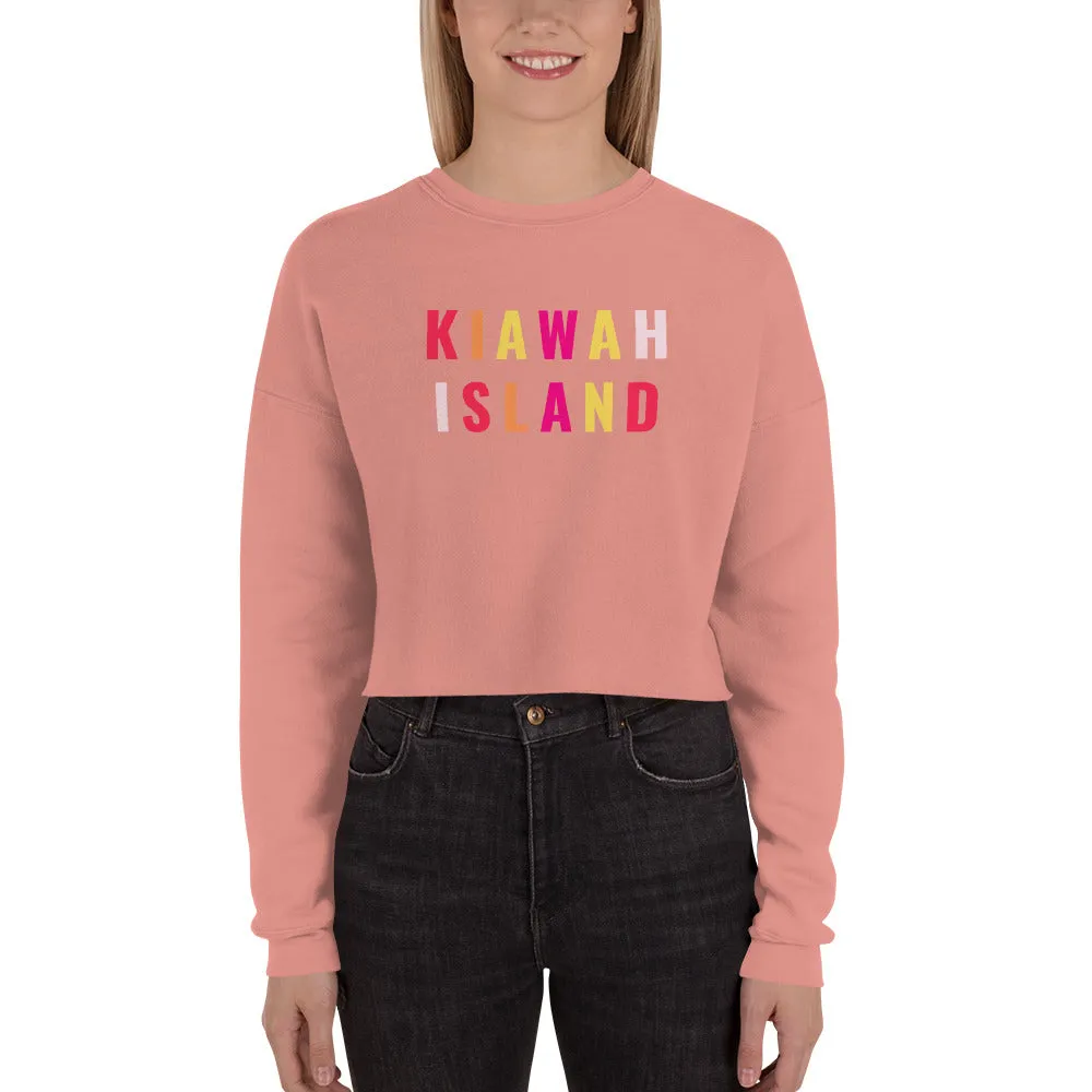 "Kiawah Island- BIG" Crop Sweatshirt