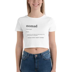 "Nomad Definition" Women’s Crop Tee