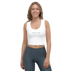 "Sunday Runday" Crop Tank