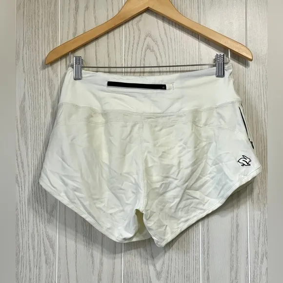Rabbit Women's Pocket 4&quot; Ivory Shorts Size Small EUC