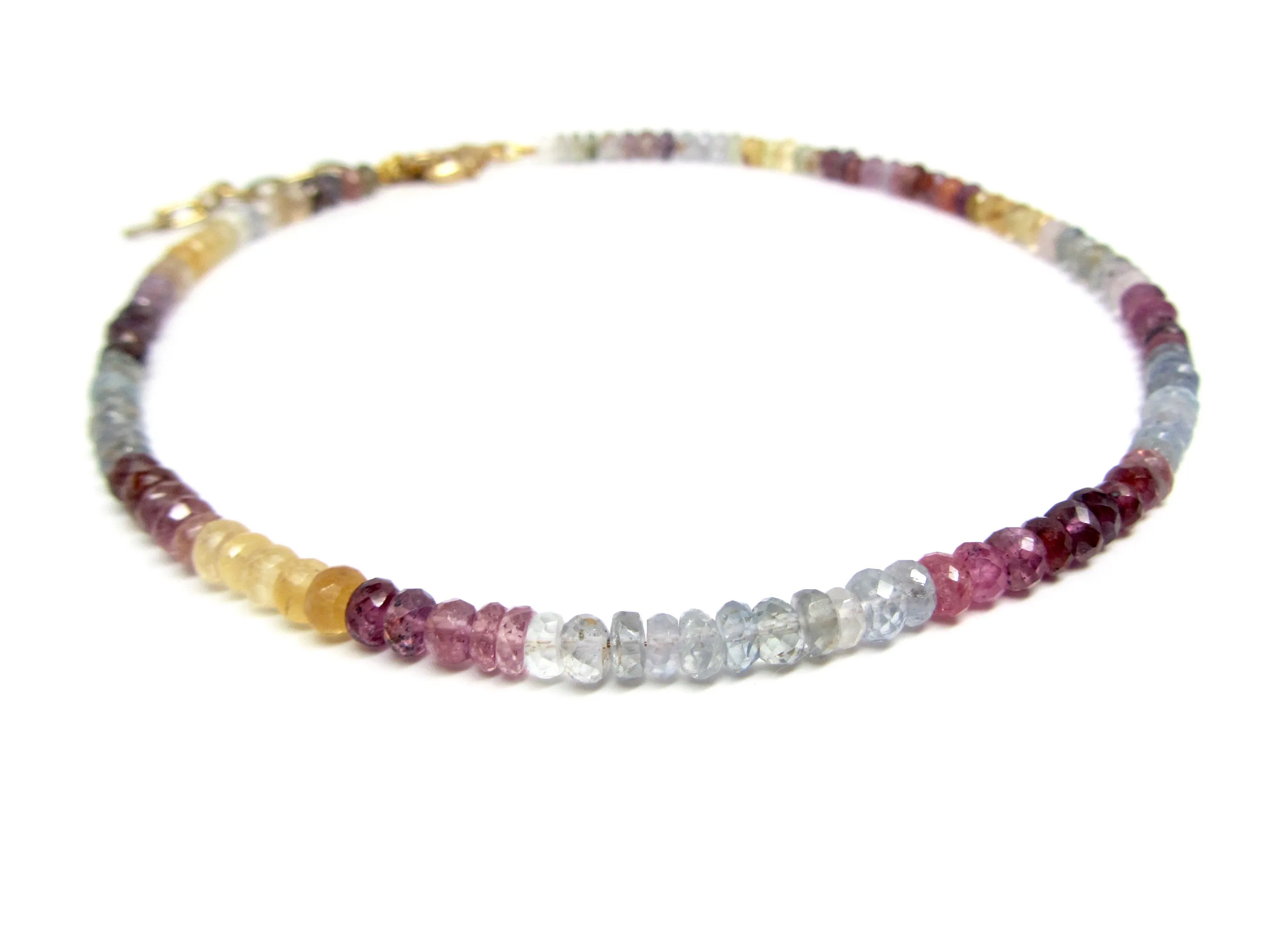 Rainbow Sapphire Necklace