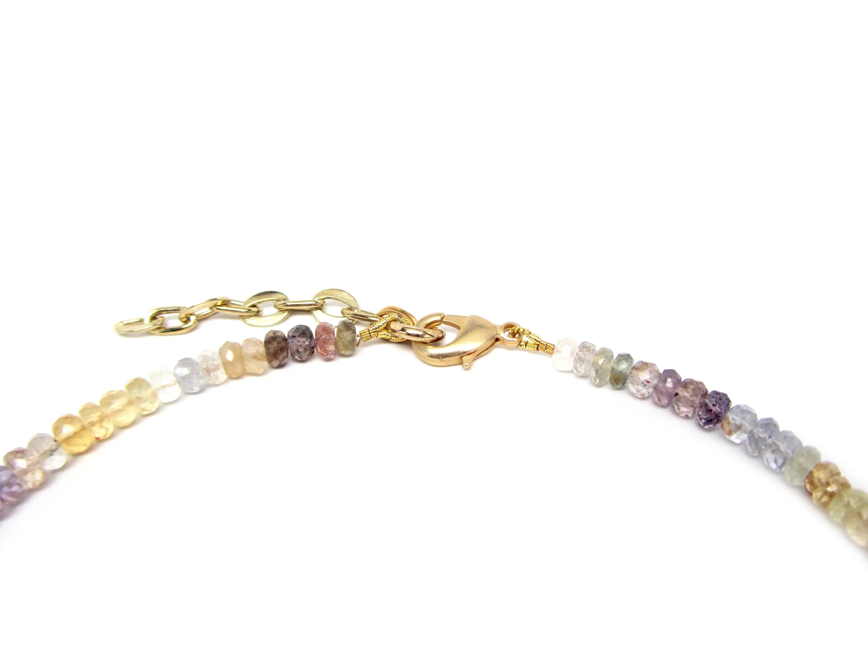 Rainbow Sapphire Necklace