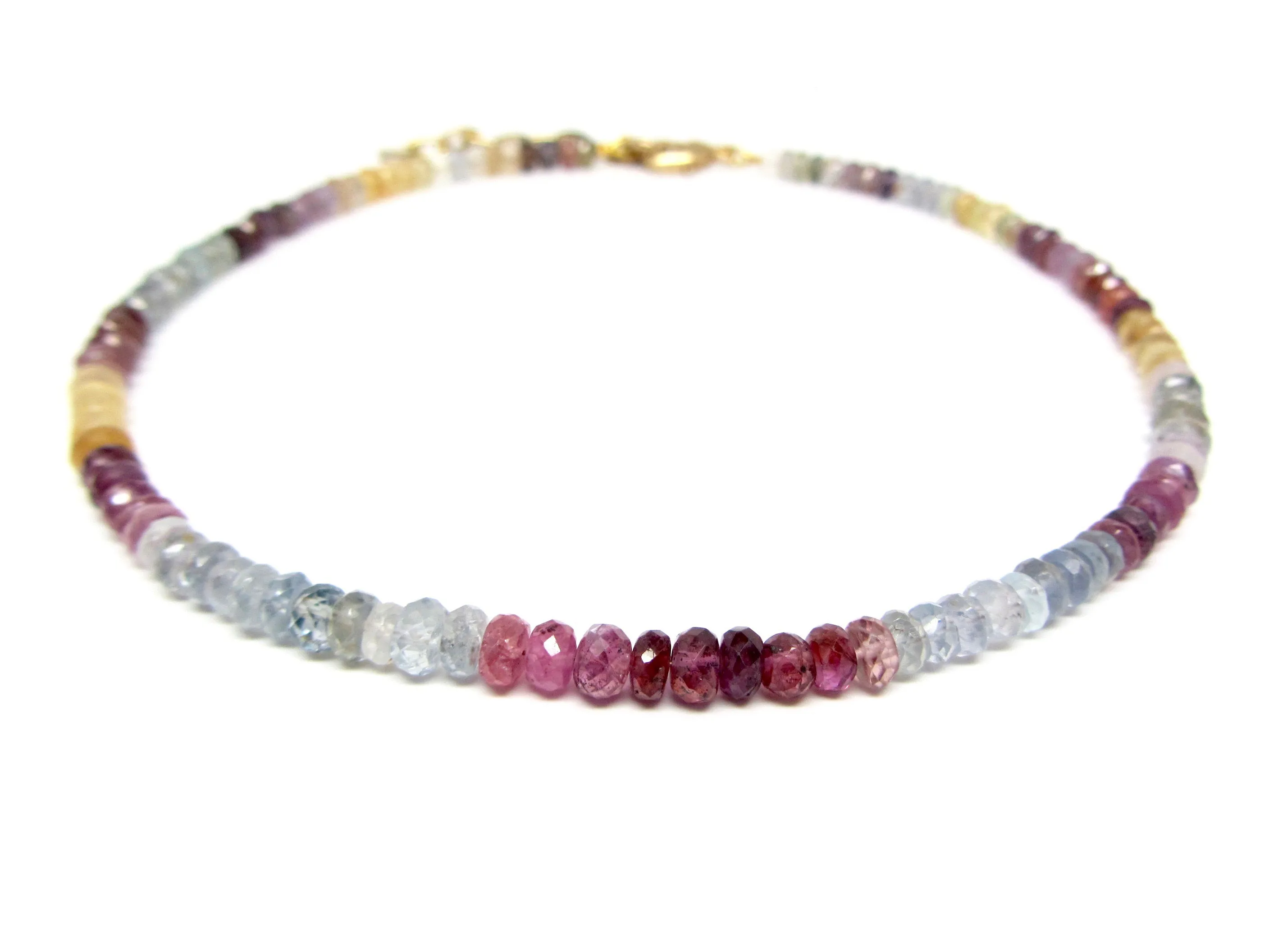 Rainbow Sapphire Necklace