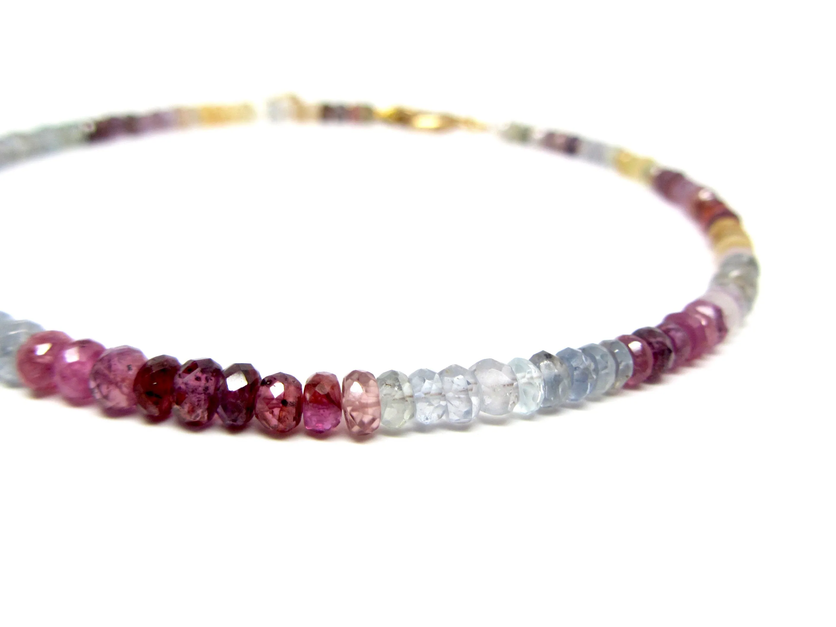Rainbow Sapphire Necklace
