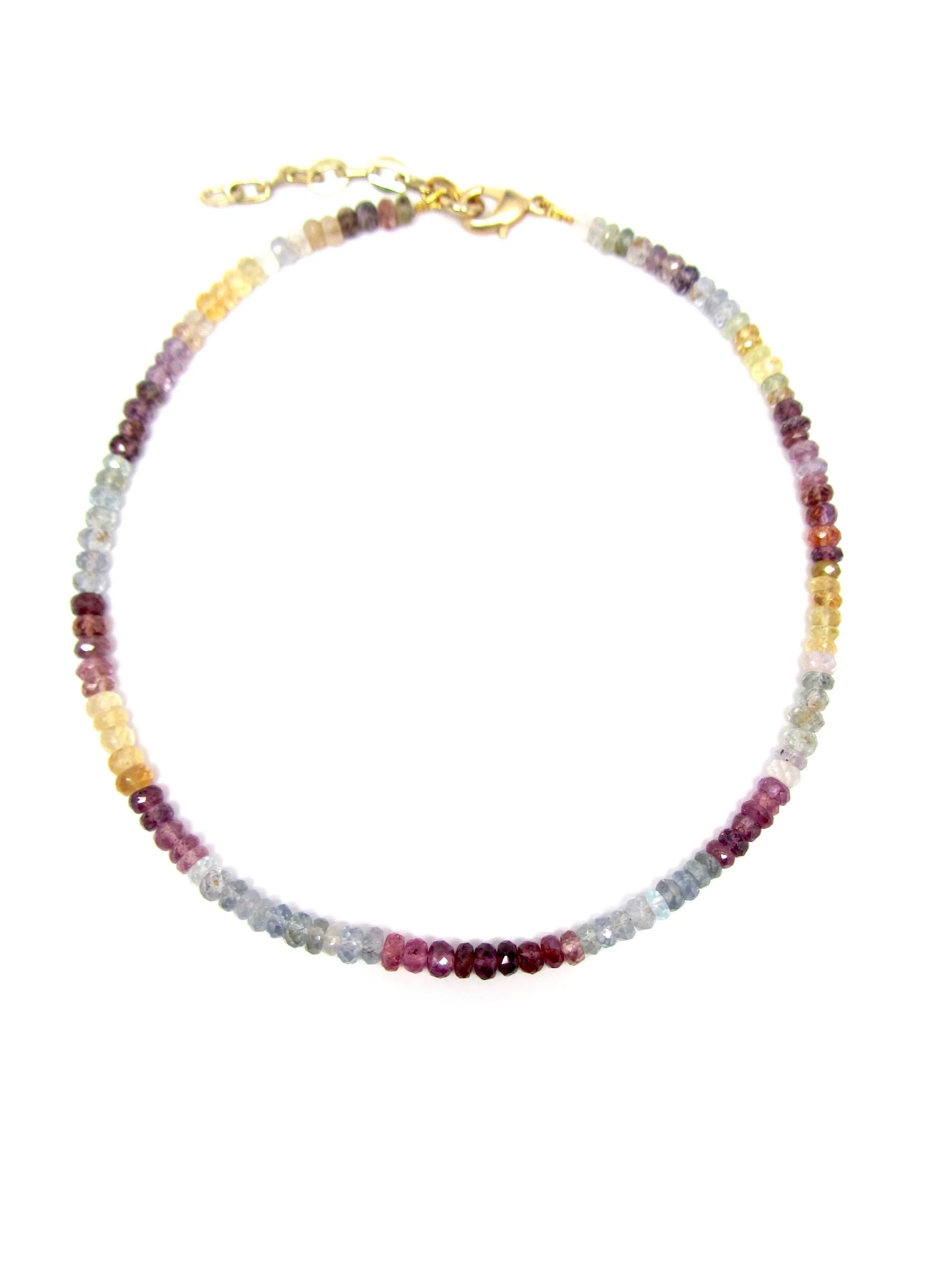Rainbow Sapphire Necklace