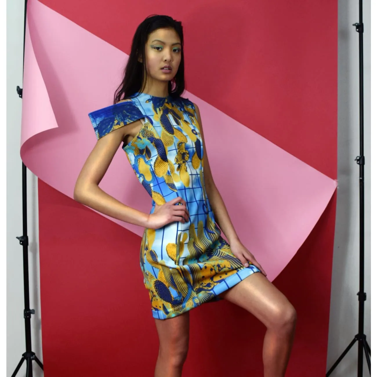 Rana Blue Party Dress