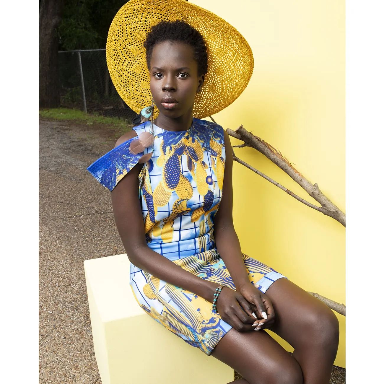 Rana Blue Party Dress
