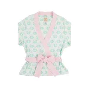 Ready or Not Robe (Women's) - Hanover Hand Block with Palm Beach Pink