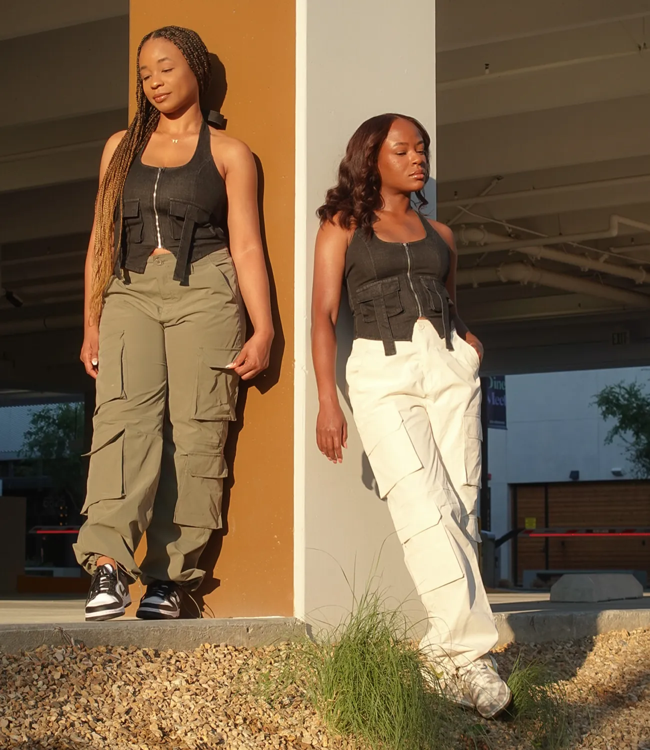 Ready To Roll Cargo Pants(Cream)
