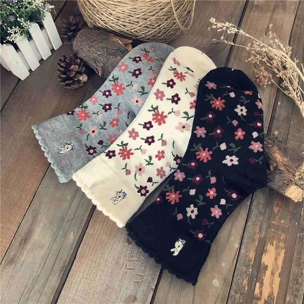 Retro Flowers Socks