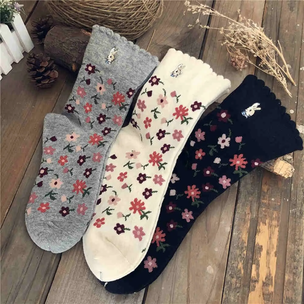 Retro Flowers Socks