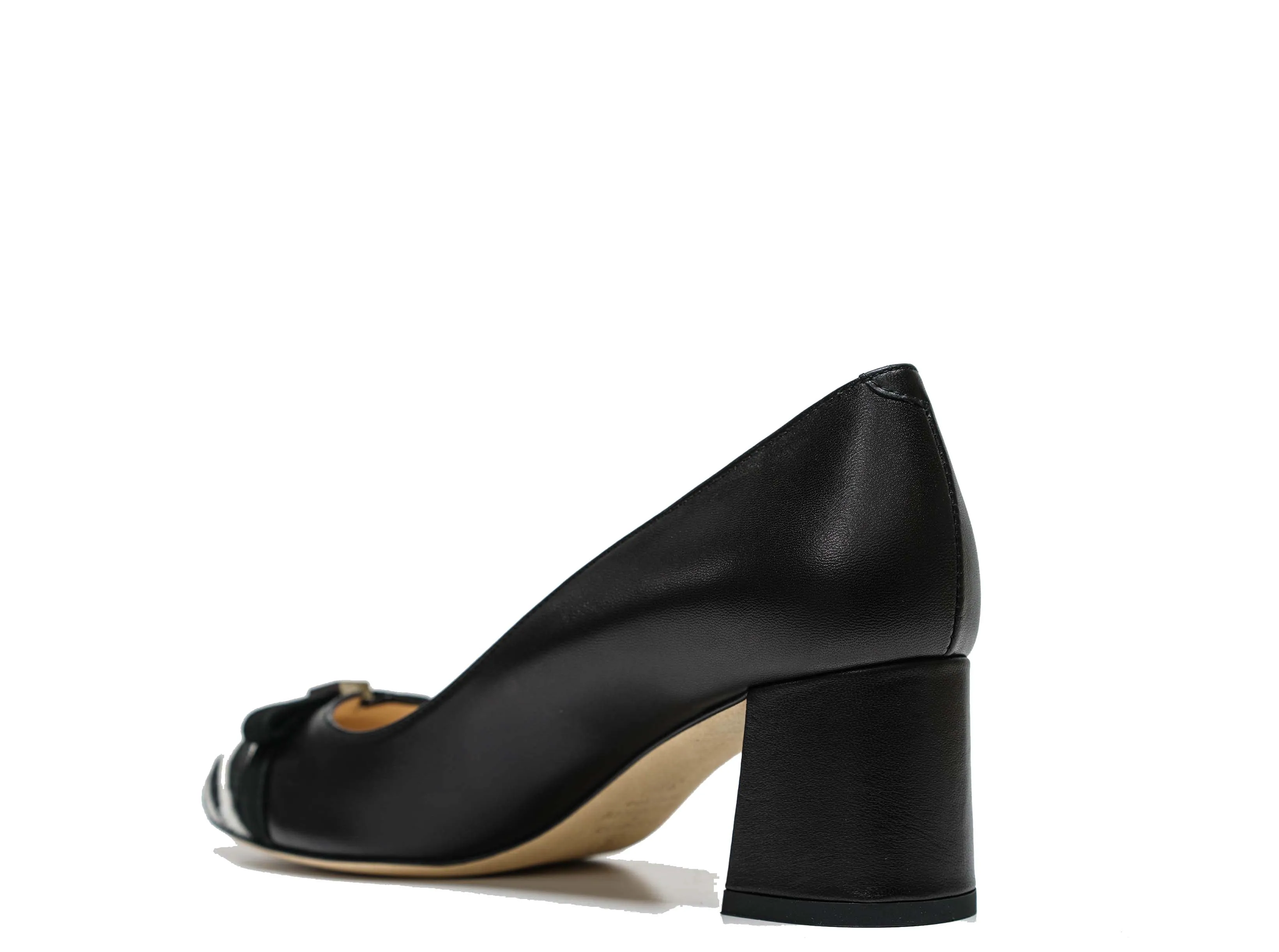 Roberto Serpentini Women's Black Zebra Suede Heels 251640 - Now $190