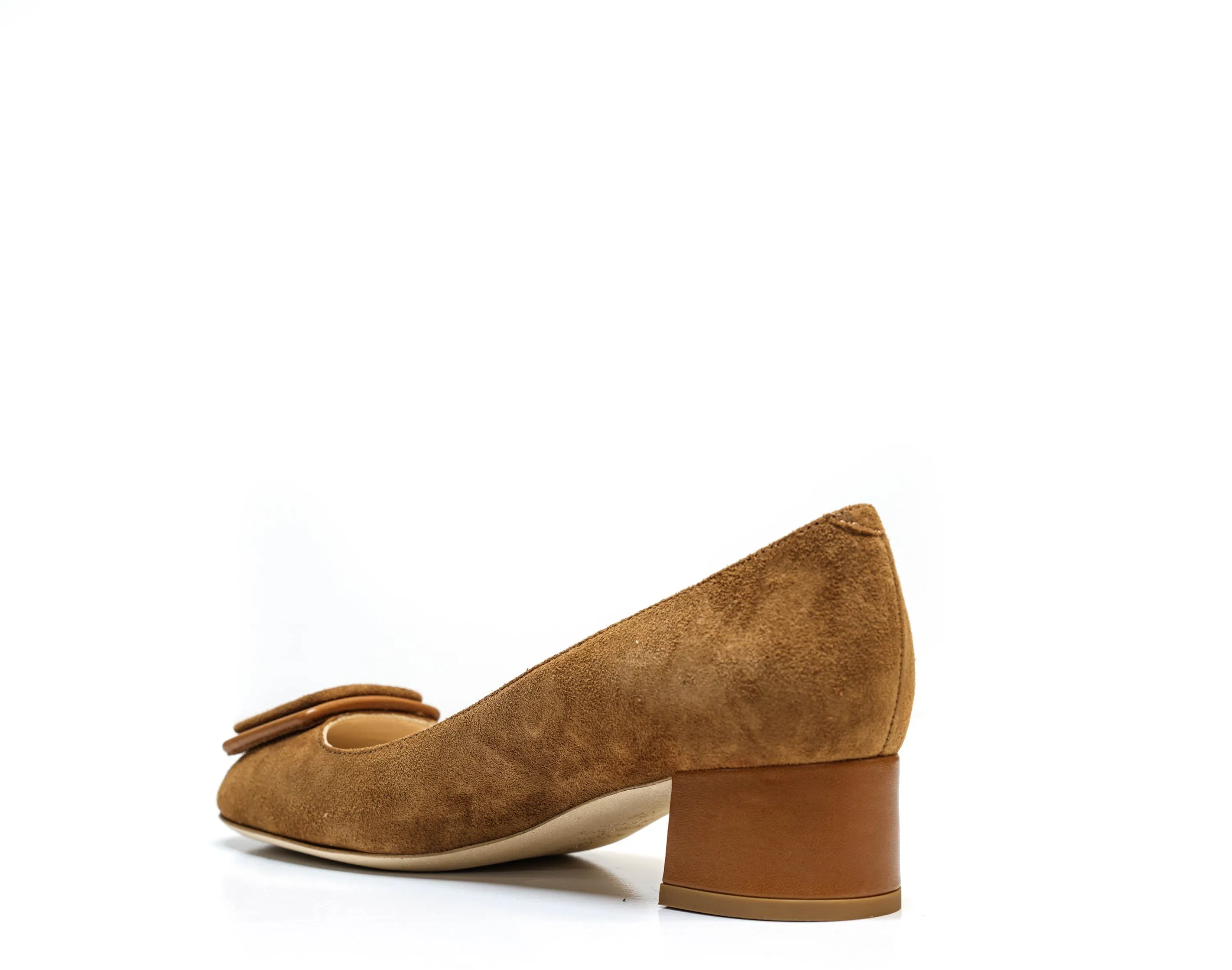 Roberto Serpentini Women's Tan Suede Heels 25120