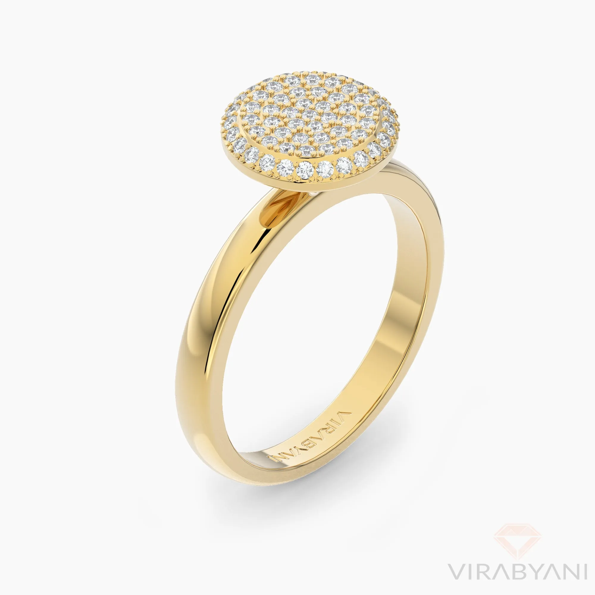 Round Shaped AMoré Pavé Ring With 0.50 ct. Diamonds