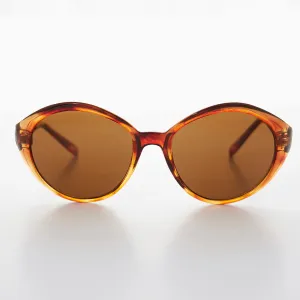 Round Women's Vintage Sunglass - Ginger