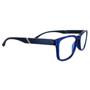 Royal Blue Sparkle Women's Readers
