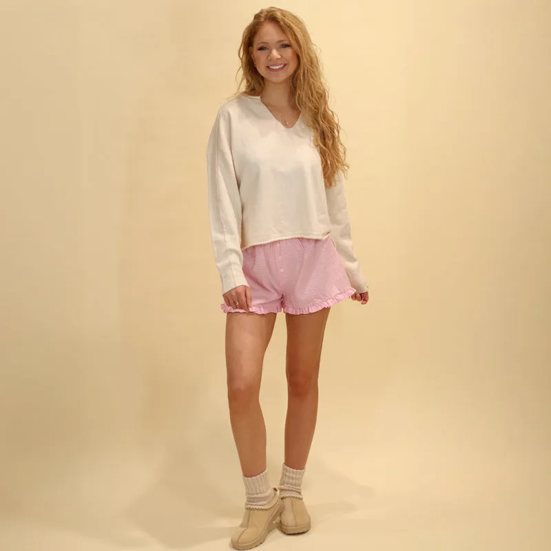 Ruffle Boxer Short