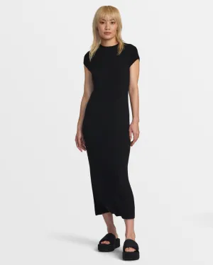 RVCA Womens Lately Solid Sweater Dress