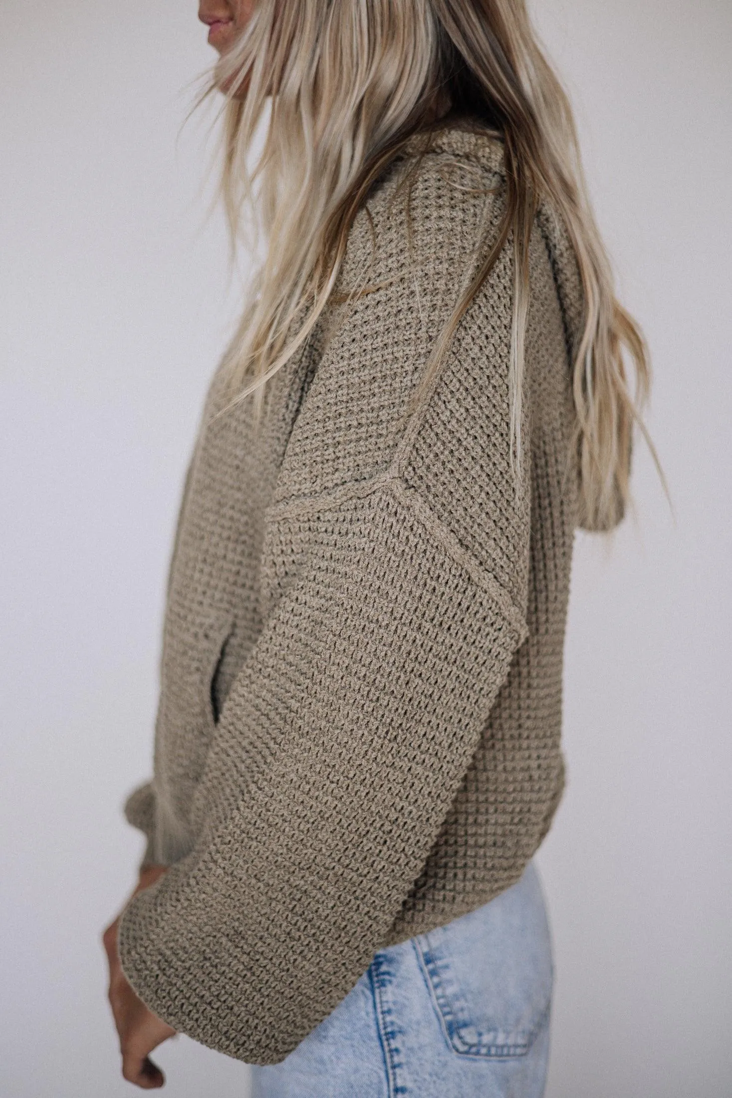 Sarah Sweater Jacket in Olive