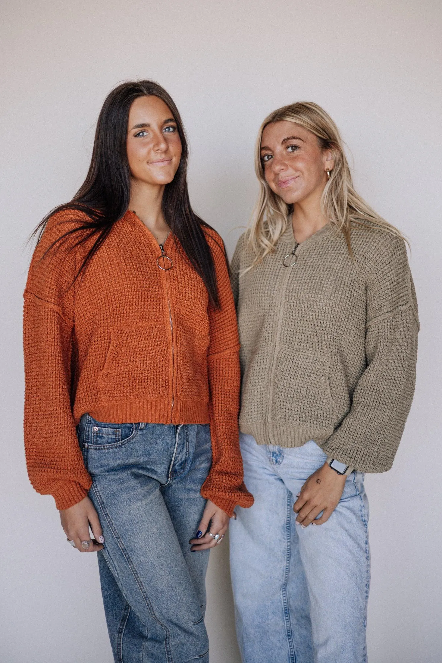Sarah Sweater Jacket in Olive