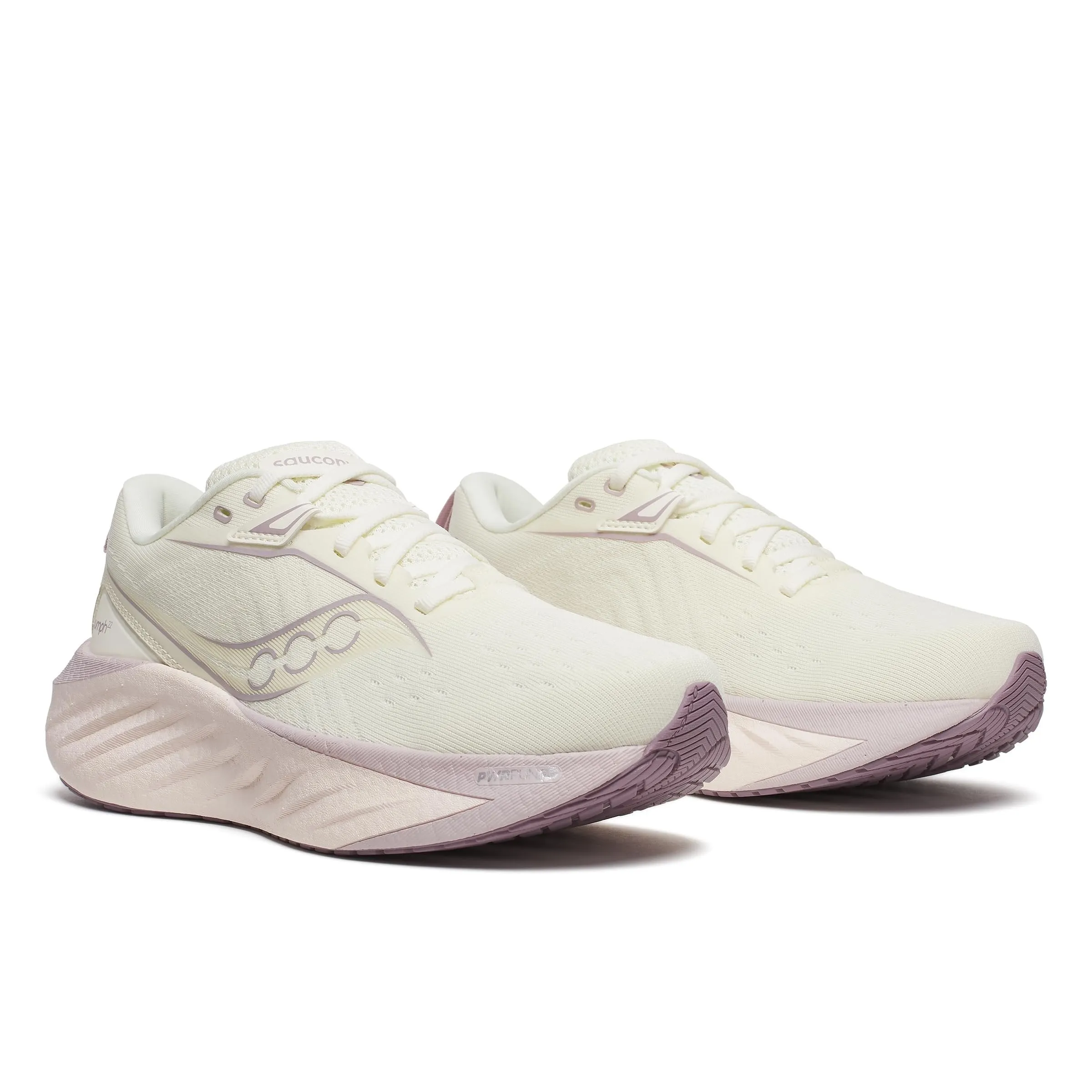 Saucony Women's Triumph 22 Sneaker, Vanilla, 7.5