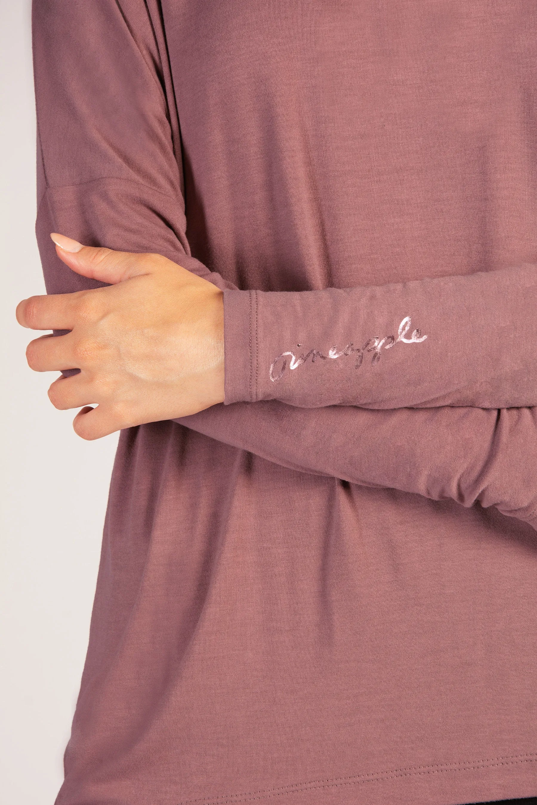 Script Long Sleeve Top