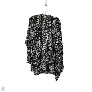 Shawl By Mix It In Black & White, Size: Osfm