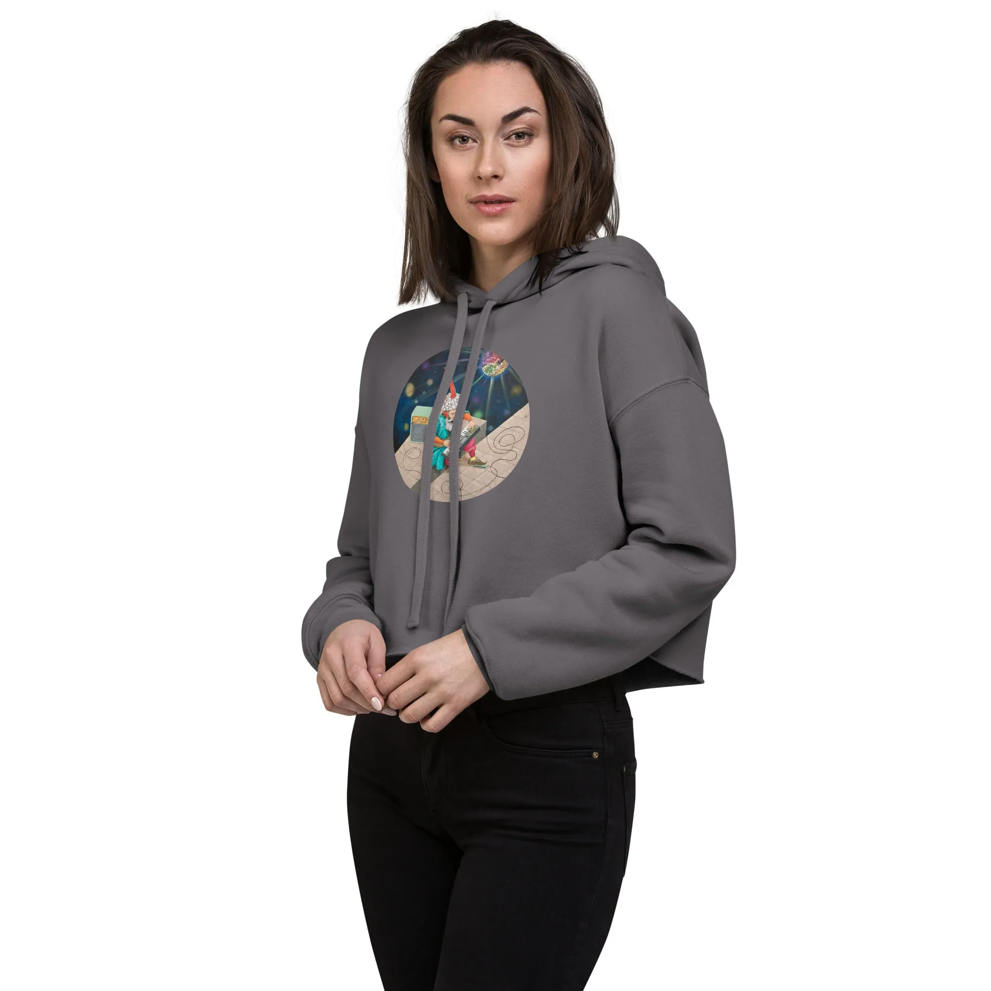 SHISH O HASHT Women's Crop Hoodie