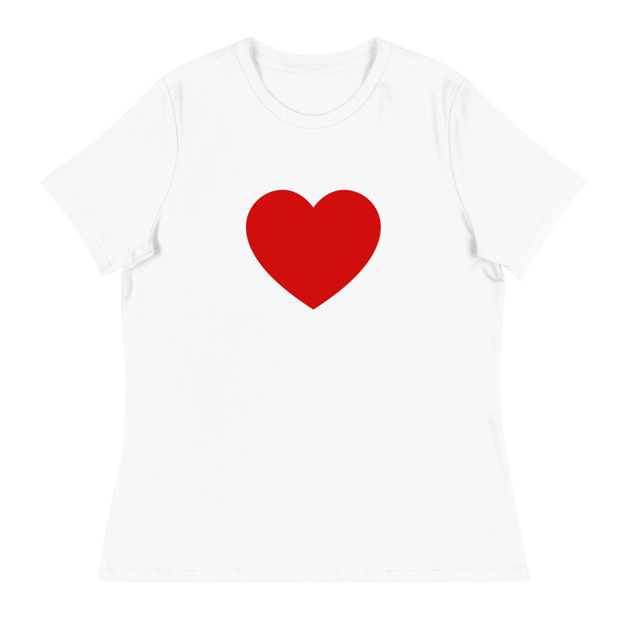 Shop Red Heart Women's Relaxed T-Shirt - Fashionable Comfort for Every Day