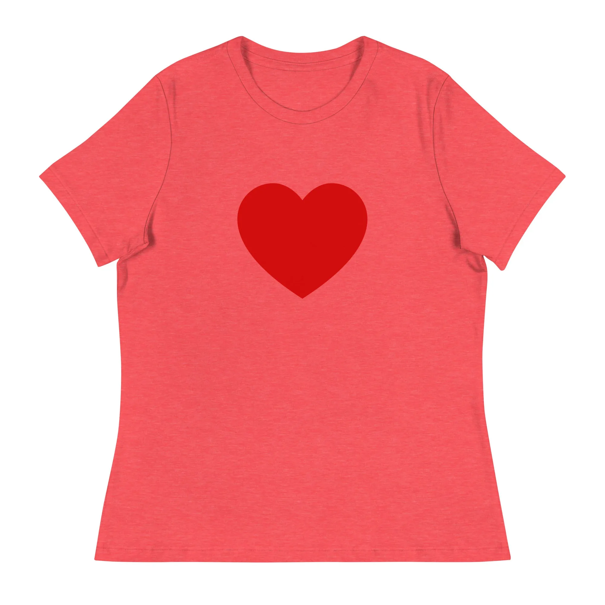 Shop Red Heart Women's Relaxed T-Shirt - Fashionable Comfort for Every Day