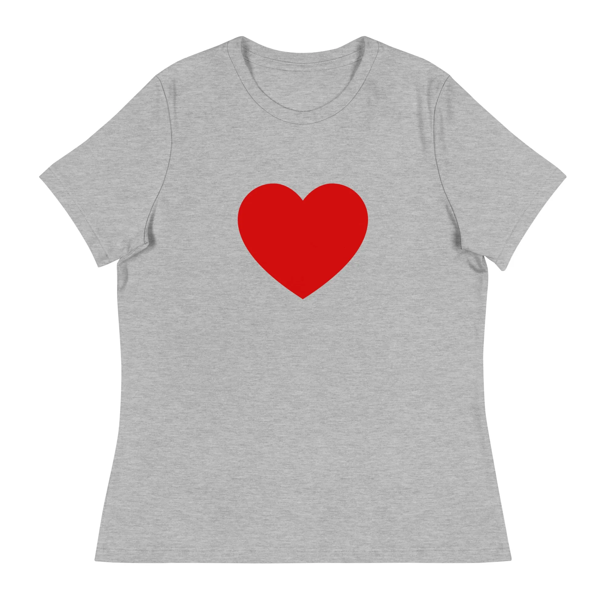 Shop Red Heart Women's Relaxed T-Shirt - Fashionable Comfort for Every Day